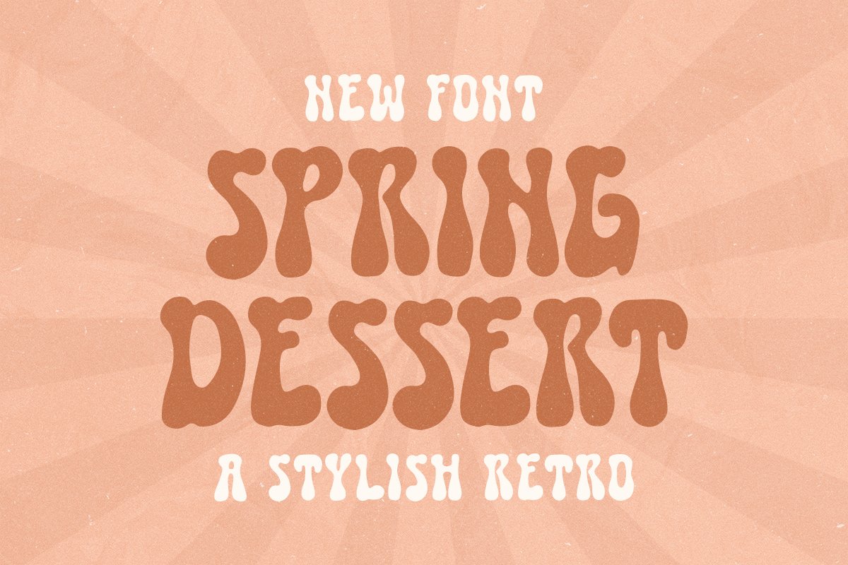 Spring Dessert - A Stylish Retro | Letterhend Studio