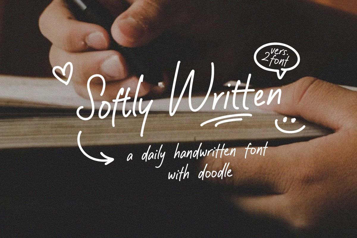 Softly Written Cozy Handwriting | Letterhend Studio